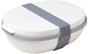 Duo Rosti Mepal Podwójne pudełko na lunch ROSTI MEPAL Ellipse białe, 22,5x17,5x5,5 cm - Pojemniki kuchenne - miniaturka - grafika 3