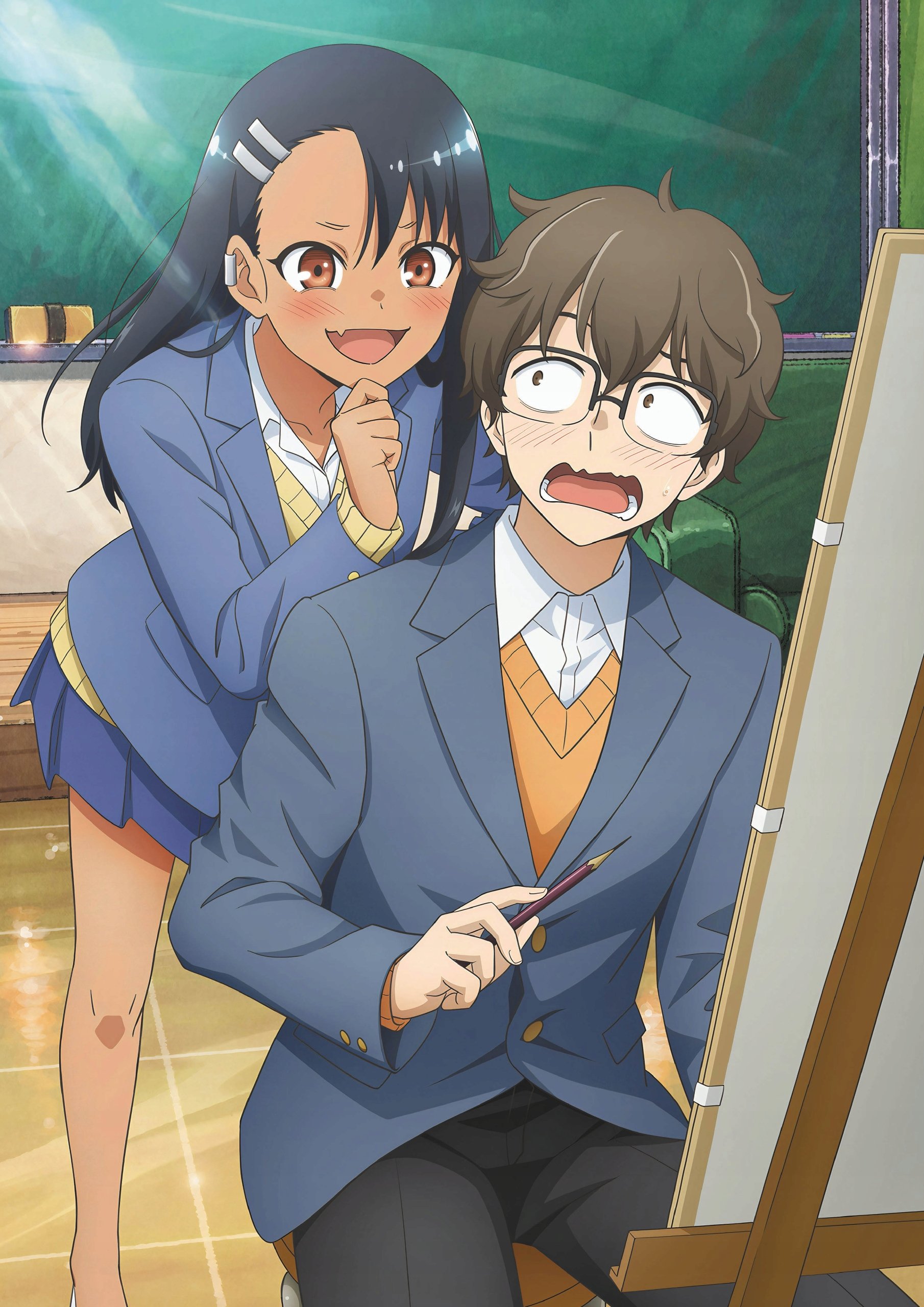 Plakat A3 Ijiranaide Nagatoro Anime Manga Nie drocz się Hayase Nagatoro