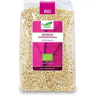 Bio Planet SERIA RÓŻOWA QUINOA EKSPANDOWANA BIO 150 g - - Ziarna i nasiona roślin strączkowych - miniaturka - grafika 1