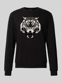Bluzy męskie - Bluza o kroju regular fit ze zwierzęcym nadrukiem - miniaturka - grafika 1