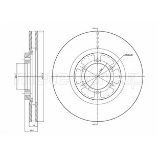 METELLI Tarcza hamulcowa 23-1537C - Szczęki hamulcowe - miniaturka - grafika 1