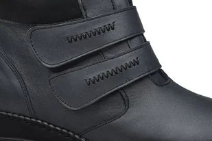 Botki AXEL Comfort 4379 Marine Gold H na 2-rzepy Kosela Medic 9379 na Haluksy - Botki damskie - miniaturka - grafika 6