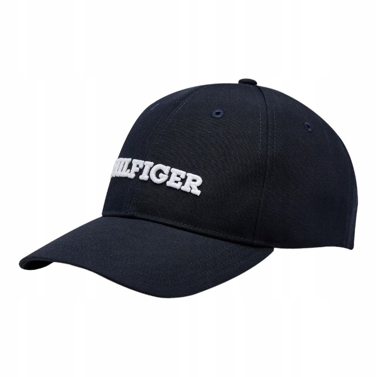 Tommy hilfiger czapka z daszkiem th monotype canvas 6 panel cap granatowa