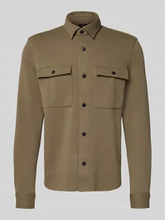 Kurtka koszulowa z listwą z zatrzaskami - Kurtki męskie - miniaturka - grafika 1