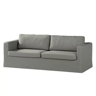 Dekoria pl Pokrowiec na sofę Karlstad 3-osobową nierozkładaną długi szary 204 x 89 x 66 cm Etna - Pokrowce na meble - miniaturka - grafika 1