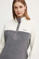 Bluzy damskie - Columbia bluza sportowa Benton Springs kolor szary wzorzysta 2085651 - miniaturka - grafika 1