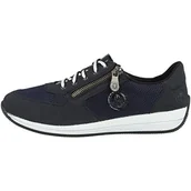 Sneakersy damskie - Rieker Damskie sneakersy N111, niebieski, 38 EU - miniaturka - grafika 1