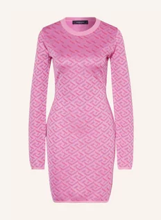 Sukienki - Versace Sukienka Z Dzianiny pink - grafika 1