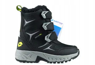 Lotto Pinecreek Tex K 2600550K-1180 Czarne 34 - Buty dla dziewczynek - miniaturka - grafika 1