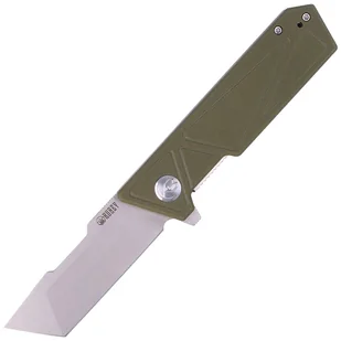 Nóż składany Kubey Avenger Outdoor Green G10, Bead Blasted D2 (KU104B) - Noże - miniaturka - grafika 1