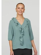 Bluzki damskie - SisterS point Bluzka w kolorze miętowym - miniaturka - grafika 1