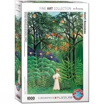 Eurographics Puzzle 1000 Kobieta w egzotycznym lesie, Henri Rousseau 6000-5608 - Puzzle - miniaturka - grafika 1