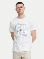 Koszulki męskie - Blend T-Shirt 20716993 Biały Regular Fit - miniaturka - grafika 1