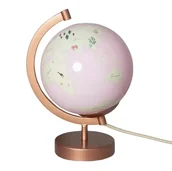Lampy stojące - Stołowa lampka dla dzieci Globi ABR-GLO-R Abruzzo globus różowy miedziany - miniaturka - grafika 1
