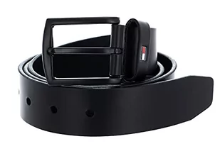 Tommy Hilfiger Męski pasek Denton Matte 3,5 skórzany pasek, czarny, 95 - Paski - miniaturka - grafika 1