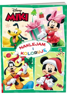 AMEET Miki Naklejam i koloruję NAK-9109 - Opracowanie Zbiorowe - Kolorowanki, wyklejanki - miniaturka - grafika 2