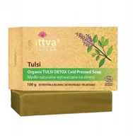 Mydła - SATTVA_Organiczne mydło wytwarzane na zimno Tulsi 100g - miniaturka - grafika 1