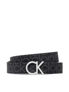 Paski - Calvin Klein Pasek Damski Ck Mono Belt 3Cm K60K606446 Czarny - grafika 1