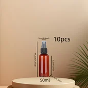 Pozostałe akcesoria kosmetyczne - TEMU 10 sztuk Butelki z Rozpylaczem w Kolorze Bursztynowym o Pojemności 10 uncji z Drobnoziarnistą Dyszą - Bez BPA i Formaldehydu, Idealne do Olejków - miniaturka - grafika 1