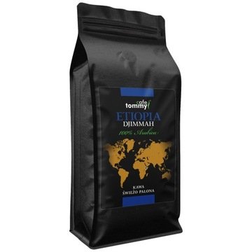 Kawa ziarnista Etiopia Djimmah 1kg 100% Arabica Świeżo palona Do Ekspresu