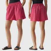 Spodenki damskie - 4F SPODENKI PLAŻOWE SZORTY SPORTOWE Ubdsf094 - miniaturka - grafika 1