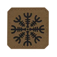 Odzież taktyczna i umundurowanie - M-Tac - Naszywka Hełm Grozy - Cordura 500D - Laser Cut - Coyote - 51220502 - miniaturka - grafika 1