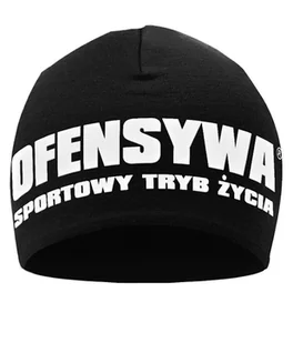Czapka zimowa OFENSYWA SPORTOWY TRYB ŻYCIA czarno/biała - Czapki damskie - miniaturka - grafika 1