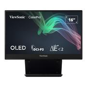 Monitory - ViewSonic 15.6" VP16-OLED (VS19179) przenośny microHDMI 2xUSB-C głośniki 2x1W - miniaturka - grafika 1