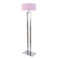 Lampy stojące - Lampa podłogowa LYSNE Kalifornia, 60 W, E27, jasnofioletowo-srebrna, 161x40 cm - miniaturka - grafika 1