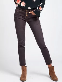 Spodnie damskie - Billabong SHORE LINE black markowe dżinsy damskie - 27 - grafika 1