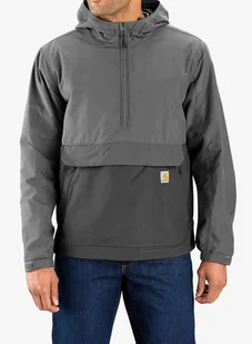 Kurtka przeciwwiatrowa Carhartt Lightweight Packable Anorak - steel/gravel - Kurtki męskie - miniaturka - grafika 1