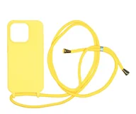 Etui i futerały do telefonów - Mobile Origin Lanyard Case do iPhone 15 Pro yellow - miniaturka - grafika 1