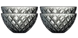 Lyngby Glas Miska Sorrento 12 cm szara 29033 4 szt. - Miski i półmiski - miniaturka - grafika 1