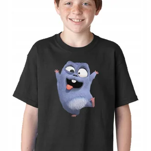 P184 KOSZULKA DZIECIĘCA GRIZZY I LEMINGI JAKOŚĆ PREZENT BAWEŁNA CZARNA 104 - Moda i Uroda OUTLET - miniaturka - grafika 1