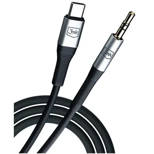 3MK Kabel AUX USB-C - Jack 3,5 mm 1m - Kable - miniaturka - grafika 1