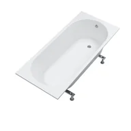Wanny - Wanna do zabudowy Schedpol Tara 170x75 cm prostokątna z obudową LED i stelażem biały połysK 3.587/OULED/S - miniaturka - grafika 1
