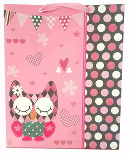 Torebki ozdobne matowe brokatowe dziewczęce 12 szt. - Opakowania i torebki na prezenty - miniaturka - grafika 1