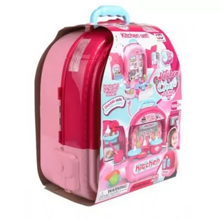 Norimpex zestaw naczyń w plecaku 84613 - Zabawy w naśladowanie dorosłych - miniaturka - grafika 1