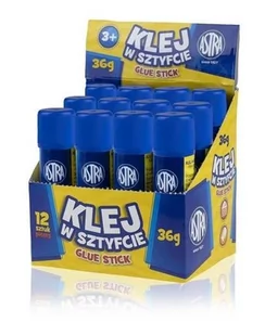 Astra Klej w sztyfcie 36g 12szt) ASTRA - Przybory szkolne - miniaturka - grafika 1