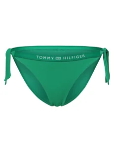Tommy Hilfiger Damskie figi bikini Kobiety zielony wypukły wzór tkaniny, M - Majtki damskie - miniaturka - grafika 1