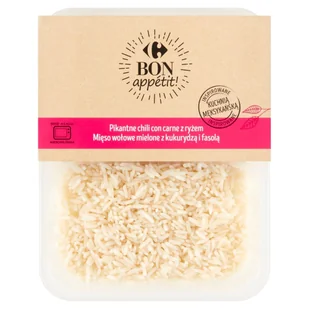 Carrefour Bon appétit! Pikantne chilli con carne z ryżem 400 g - Szybkie dania obiadowe - miniaturka - grafika 1