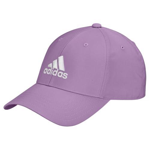 adidas Lekka czapka z daszkiem haftowane logo, Preloved fioletowy/biały, XL