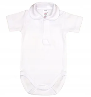 Body KR KOŁNIERZYK ZAOKRĄGLONY Eleganckie DLA DZIEWCZYNKI BIAŁE r 98 KLEKLE - Body dla niemowląt - miniaturka - grafika 1
