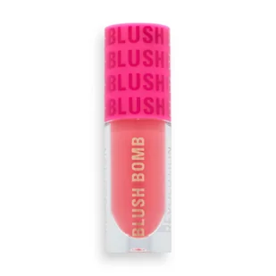 Makeup Revolution Blush Bomb Róż do Policzków Savage Coral - Róże do policzków - miniaturka - grafika 1