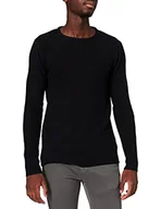 Swetry męskie - Revolution Sweter męski, czarny, S - miniaturka - grafika 1