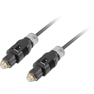 Lanberg Kabel optyczny  CA-TOSL-10CC-0010-BK Toslink Toslink 1m kolor czarny - Kable komputerowe i do monitorów - miniaturka - grafika 1