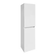 Szafki łazienkowe - Podwieszana szafka boczna Cube biała - miniaturka - grafika 1