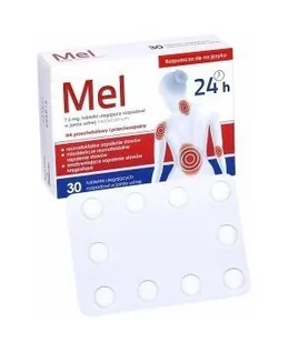 PRZEDSIĘBIORSTWO PRODUKCJI FARMACEUTYCZNEJ HASCO-L Mel 7,5 mg x 30 tbl.uleg.rozp.w ust - Przeziębienie i grypa - miniaturka - grafika 1