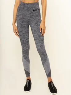 DKNY Sport Legginsy DP8P1765 Szary Slim Fit - Spodnie damskie - miniaturka - grafika 1
