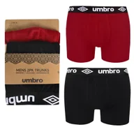 Majtki męskie - Umbro Bokserki Męskie 2 Sztuki 0197 Rozmiar L - miniaturka - grafika 1